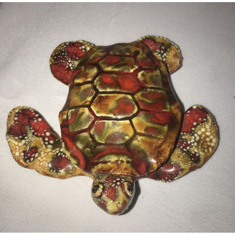 TURTLE‎ ceramic pottery by True Art signed